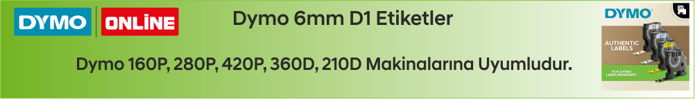 6mm - Dymo D1 Yedek Şeritler